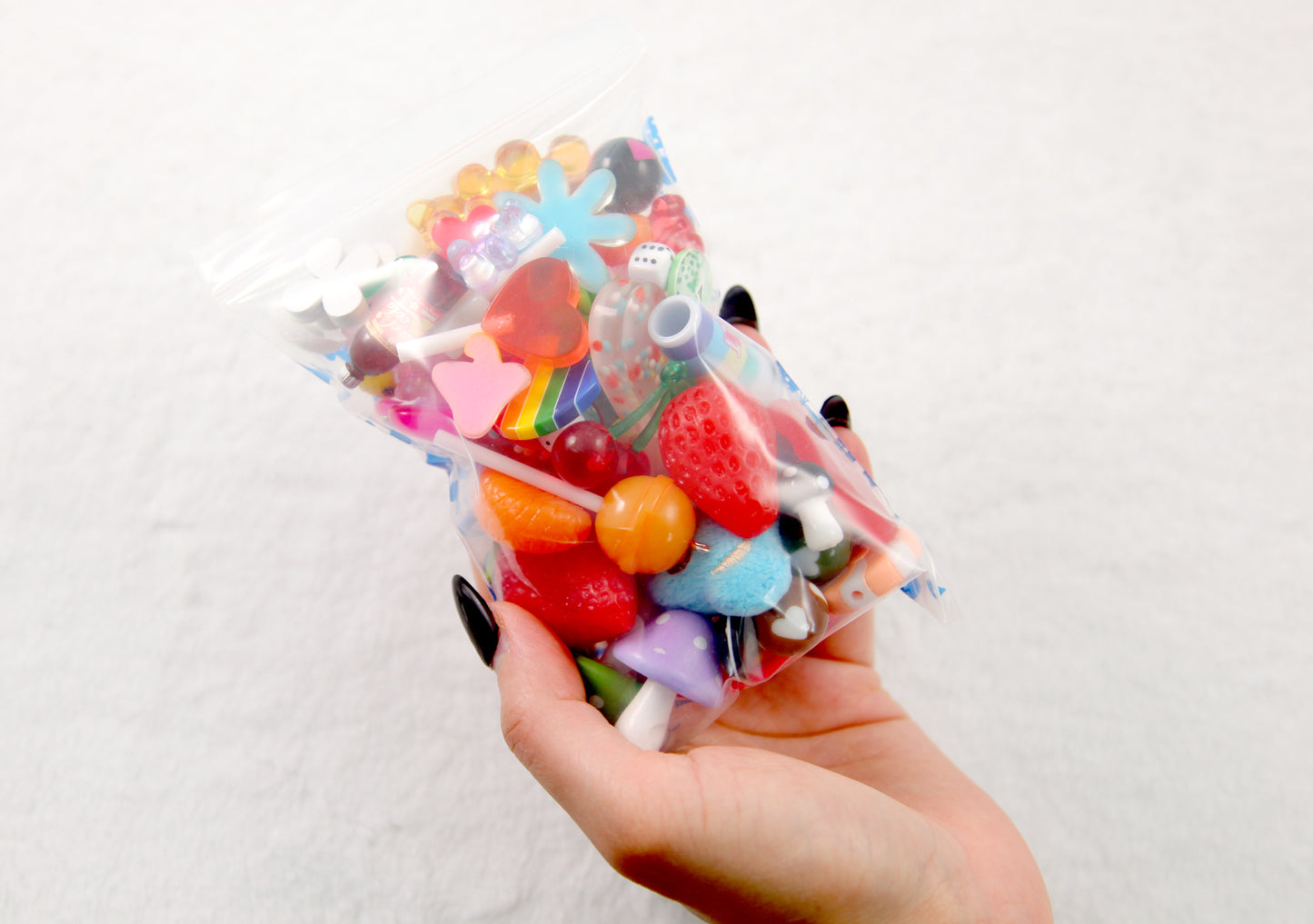 Candy Charms, Grab Bag Mix, 25-50 pieces of Cute Kawaii Food