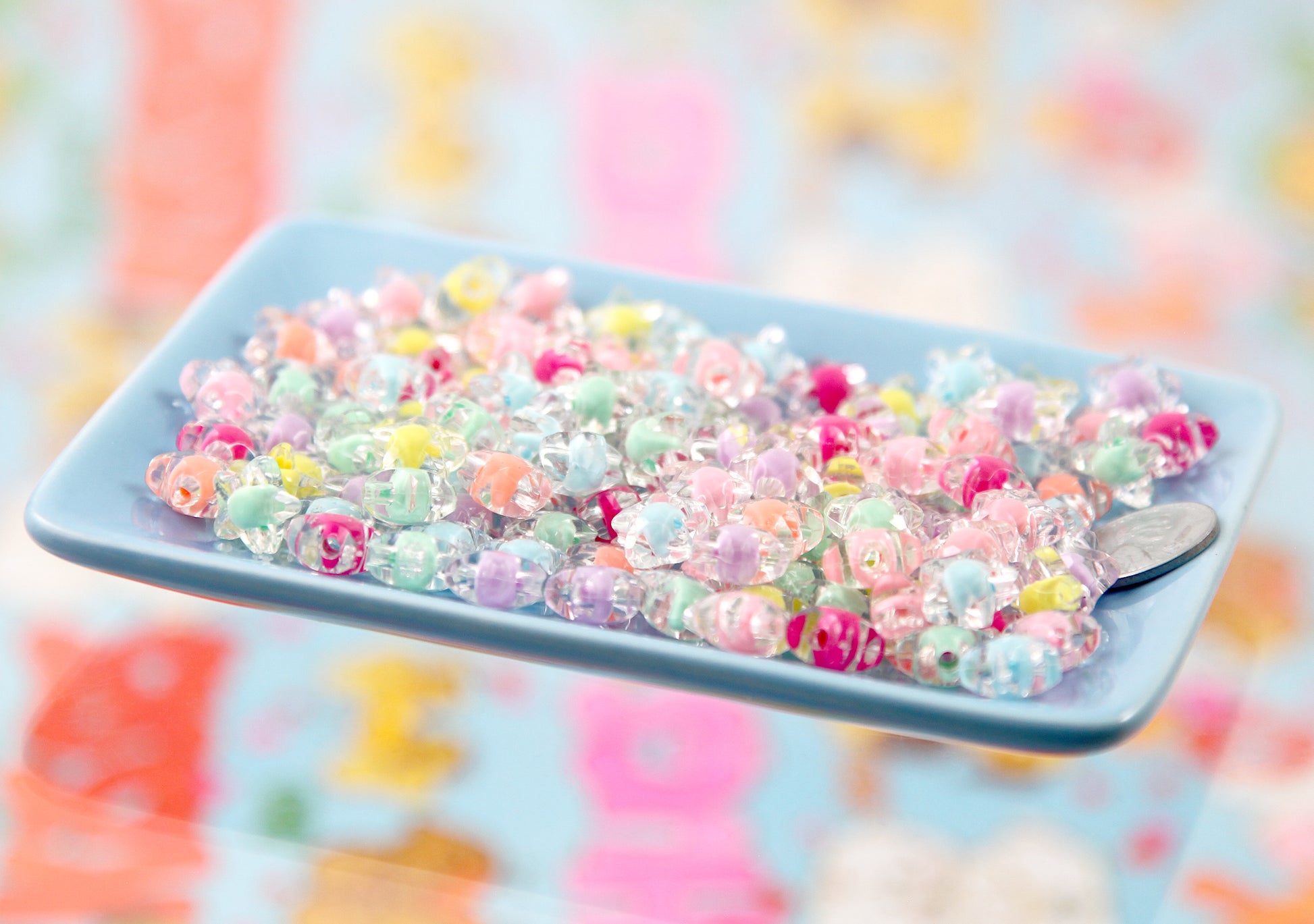 Plastic Star Charms - 20mm Pastel Star Outline Plastic or Acrylic Char –  Delish Beads