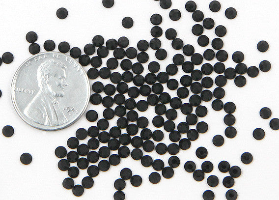 Rhinestone Dot Stickers - 3mm - Jet Black – Triveni Crafts